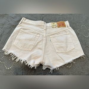 Levi’s Womens Lavender 501 High Rise Jean Shorts NWT Size 30